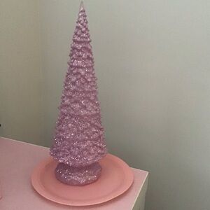 Pink light up glitter tree by rachel zoe PRICE IS FIRM